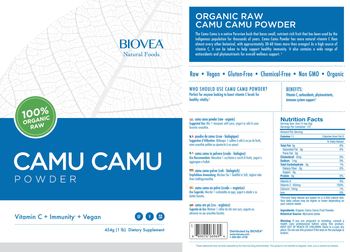 BIOVEA Natural Foods Camu Camu Powder - supplement