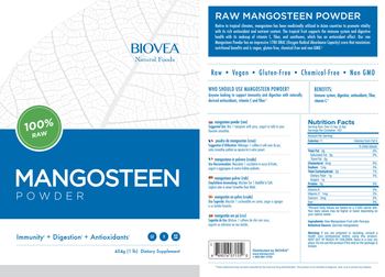 BIOVEA Natural Foods Mangosteen Powder - supplement