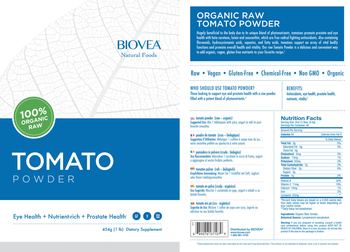 BIOVEA Natural Foods Tomato Powder - supplement