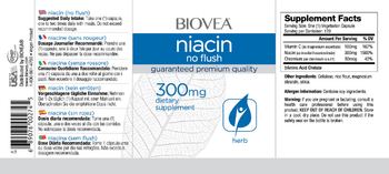 BIOVEA Niacin No Flush 300 mg - supplement