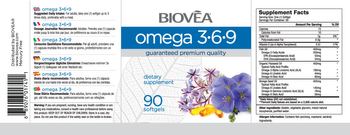 BIOVEA Omega 3-6-9 - supplement