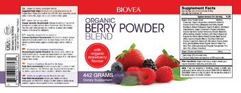 BIOVEA Organic Berry Powder Blend - supplement