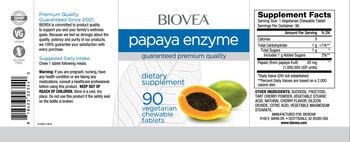 BIOVEA Papaya Enzyme - supplement