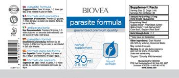 BIOVEA Parasite Formula - herbal supplement