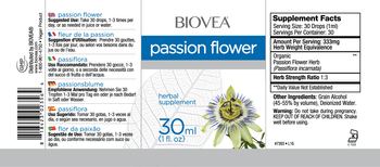 BIOVEA Passion Flower - herbal supplement