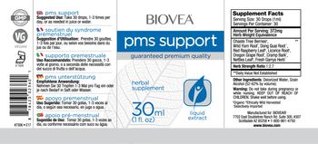 BIOVEA PMS Support - herbal supplement