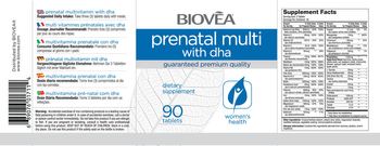 BIOVEA Prenatal Multi With DHA - supplement
