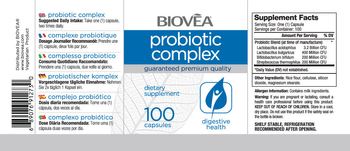 BIOVEA Probiotic Complex - supplement
