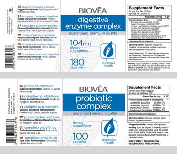 BIOVEA Probiotic Complex - supplement