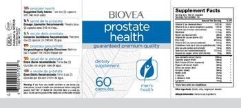BIOVEA Prostate Health - supplement