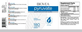 BIOVEA Pyruvate - supplement