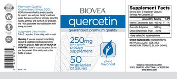 BIOVEA Quercetin 250 mg - supplement