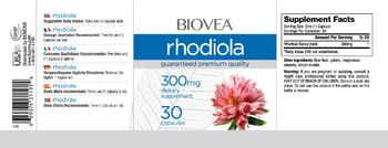 BIOVEA Rhodiola 300 mg - supplement