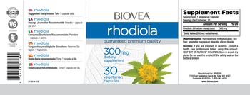 BIOVEA Rhodiola 300 mg - supplement
