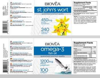 BIOVEA St. John's Wort 450 mg - supplement