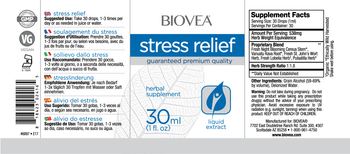 BIOVEA Stress Relief - herbal supplement