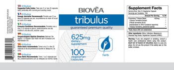 BIOVEA Tribulus 625 mg - supplement
