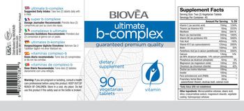 BIOVEA Ultimate B-Complex - supplement