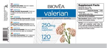BIOVEA Valerian 250 mg - supplement