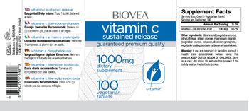BIOVEA Vitamin C Sustained Release 1000 mg - supplement