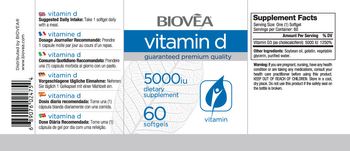 BIOVEA Vitamin D 5000 IU - supplement
