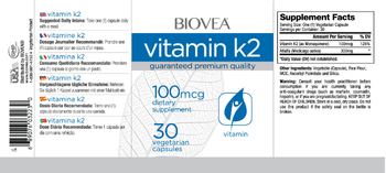 BIOVEA Vitamin K2 - supplement