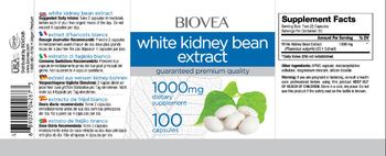 BIOVEA White Kidney Bean Extract 1000 mg - supplement