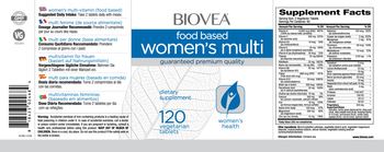 BIOVEA Women's Multi Food Based - supplement