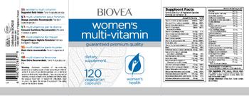 BIOVEA Women's Multi-Vitamin - supplement