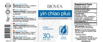 BIOVEA Yin Chiao Plus - herbal supplement