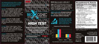 BioXgenic High Test - herbal supplement