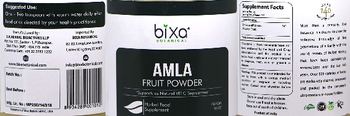 Bixa Botanical Amla Fruit Powder - herbal food supplement