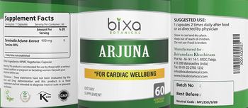 Bixa Botanical Arjuna - supplement