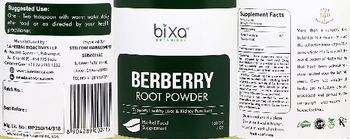 Bixa Botanical Berberry Root Powder - herbal food supplement