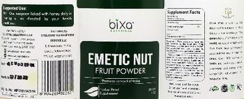 Bixa Botanical Emetic Nut Fruit Powder - herbal food supplement