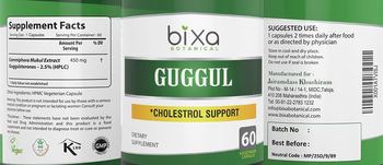 Bixa Botanical Guggul - supplement