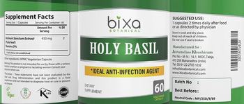 Bixa Botanical Holy Basil - supplement