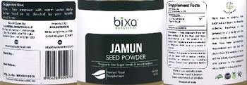 Bixa Botanical Jamun Seed Powder - herbal food supplement