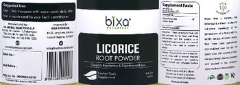 Bixa Botanical Licorice Root Powder - herbal food supplement