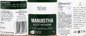 Bixa Botanical Manjistha Root Powder - herbal food supplement