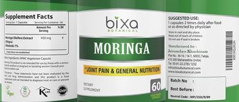 Bixa Botanical Moringa - supplement