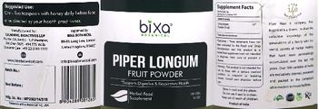 Bixa Botanical Piper Longum Fruit Powder - herbal food supplement