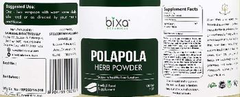 Bixa Botanical Polapola Herb Powder - herbal food supplement