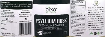 Bixa Botanical Psyllium Husk - herbal food supplement