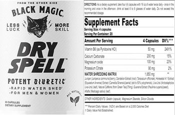 Black Magic Dry Spell - supplement