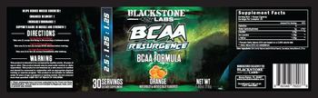 Blackstone Labs BCAA Resurgence Orange - supplement