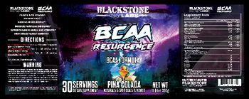 Blackstone Labs BCAA Resurgence Pina Colada - supplement