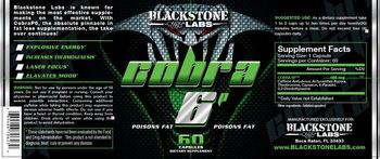 Blackstone Labs Cobra 6P - supplement