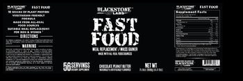 Blackstone Labs Fast Food Chocolate Peanut Butter - supplement