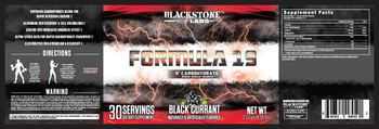 Blackstone Labs Formula 19 Black Currant - supplement